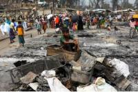 Kembakaran di Kamp Rohingya Disebut Sabotase Terencana