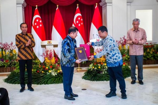 RI-Singapura Teken MoU Pembangunan Perkotaan dan Perumahan