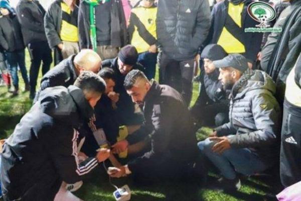 Pasukan Israel dilaporkan menyerbu stadion dan menembakkan gas air mata ke tribun dan lapangan saat pertandingan final Yasser Arafat Cup 2023 antara Balata FC dan Jabal Al-Mukaber di Stadion Faisal Al-Husseini, Palestina.