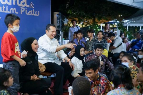 Ketua MPR RI Bamsoet Bersama Ikatan Motor Indonesia (IMI) Berikan Santunan Anak Yatim Lintas Agama