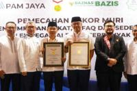 Baznas DKI dan PAM Jaya Pecahkan Rekor MURI Pengumpulan Zakat