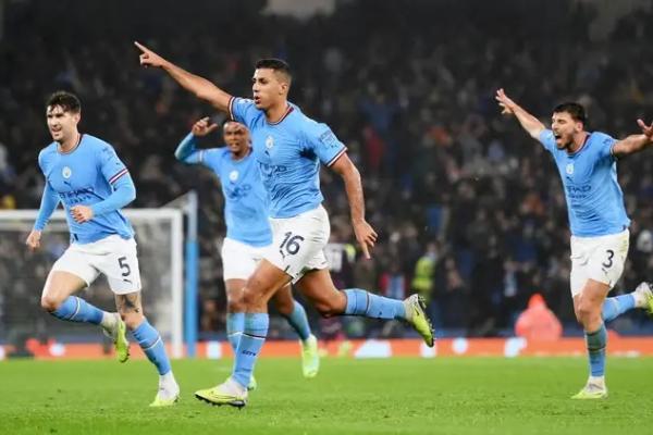 Manchester City sukses meraih treble winners berkat gol yang dicetak Rodri pada babak kedua