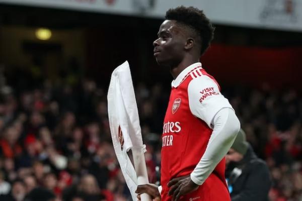 Kemenangan Arsenal atas Bournemouth hadir berkat gol-gol yang dicetak oleh Bukayo Saka, Leandro Trossard dan Declan Rice.