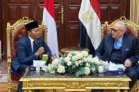 Bertemu Pimpinan Senat Mesir, HNW: Siap Perkuat Hubungan Indonesia dengan Mesir