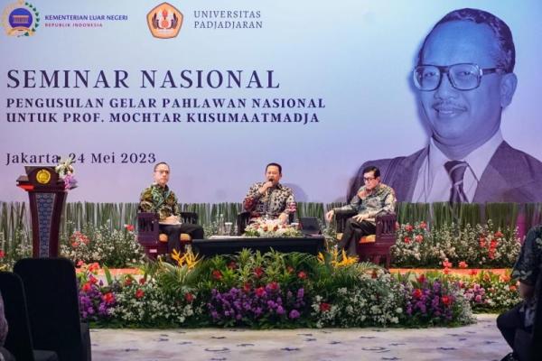 Ketua MPR RI Bamsoet, Menlu dan Menkumham Dukung Pemberian Gelar Pahlawan Nasional kepada Prof. Mochtar Kusumaatmadja