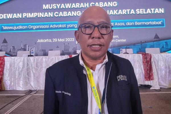 Oktolin H. Hutagalung kembali terpilih menjadi Ketua DPC Peradi periode 2023-2028