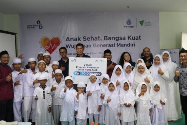 Gerai Sehat Rorotan (GSR), PTTEP Indonesia dan Dompet Dhuafa selenggarakan Program Penguatan Kesehatan Anak Panti