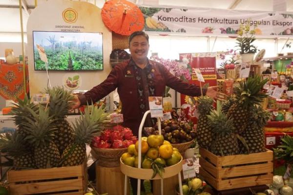 Direktorat Jenderal Hortikultura Kementerian Pertanian (Kementan) memanfaatkan gelaran akbar ini untuk mempromosikan komoditas lokal unggulan berkualitas ekspor melalui kegiatan pamerannya.