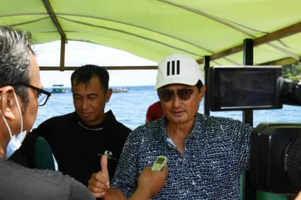 Fadel Muhammad: Kawasan Wisata Taman Laut Olele, Tawarkan Surga Bawah Laut Terbaik di Dunia