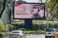 Jakarta Dipenuhi Potret Jokowi dan Prabowo Untuk Indonesia Terus Maju