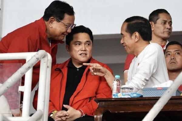 Nama Erick Thohir disebut-sebut berpeluang mendampingi calon wakil presiden (cawapres) Prabowo Subianto