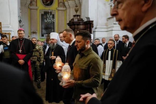 Presiden Ukraina dan Polandia Peringati Pembantaian PD II
