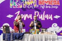 Mendag Zulkifli Hasan Live Shopping di Festival Indonesia