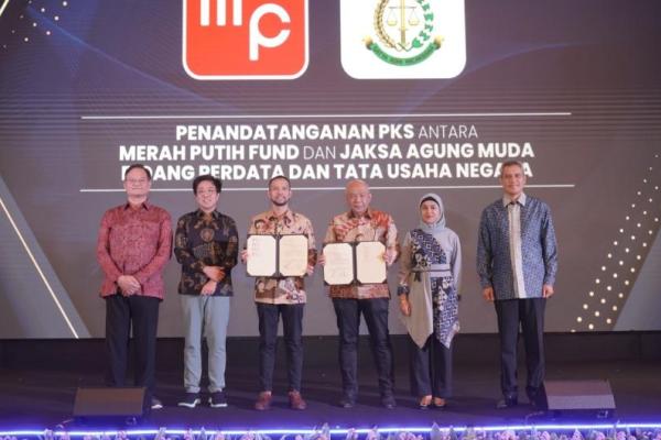 Merah Putih Fund (MPF) menjalin kerja sama dengan Jaksa Agung Muda Bidang Perdata dan Tata Usaha Negara (Jamdatun) untuk amankan pengelolaan aset BUMN terkait Dana Ventura.