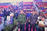 Sekjen Taufik Bakar Semangat Kontingen Kemendes di PORNAS KORPRI