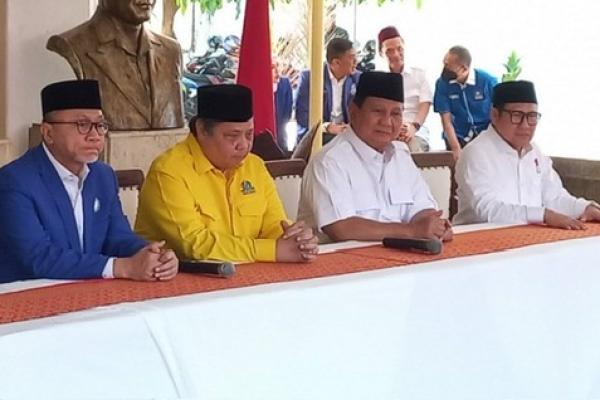 Kerja sama antara Partai Gerindra, PKB, PAN dan Partai Golkar menambah semangat untuk terus memperjuangkan Prabowo menjadi Presiden 2024.