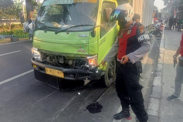 Kasus kecelakaan di Lenteng Agung antara sejumlah pemotor yang melawan arah dan truk bermuatan hebel naik penyidikan.