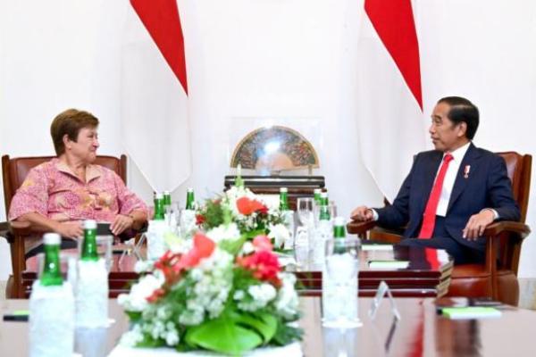 Baik Presiden Bank Dunia maupun Direktur Pelaksana IMF menyampaikan apresiasi atas prestasi ekonomi Indonesia. 