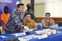 TNI AL Gagalkan Penyelundupan Narkoba di Teluk Lecah