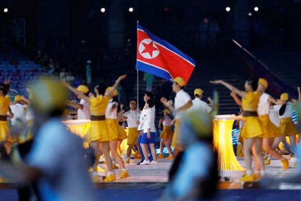 Badan Anti-Doping Melarang, Bendera Korea Utara Tetap Berkibar di Hangzhou