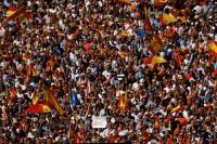 Protes Amnesti Bagi Separatis Catalan, 40.000 Orang Berunjuk Rasa di Spanyol