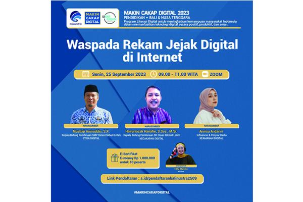 Jaga Rekam Jejak Digital dengan Tidak Mengumbar Informasi Data Pribadi di Internet