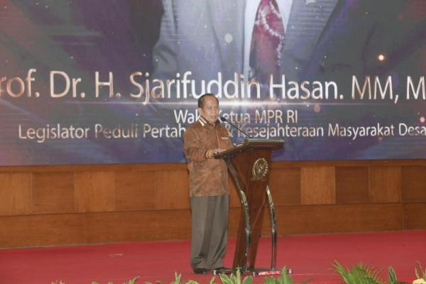 Pimpinan DPR, teman anggota DPR, mudah-mudahan acara bisa beri kontribusi lebih buat anggota DPR untuk berkinerja lebih baik.