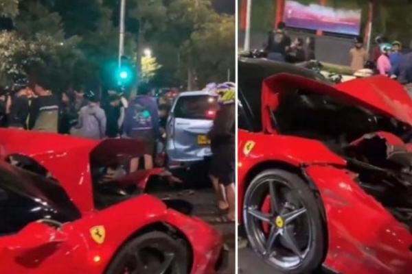Kasus kecelakaan beruntun melibatkan mobil mewah Ferrari yang menabrak lima kendaraan di Senayan berujung damai