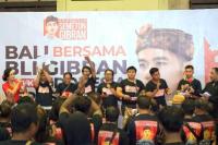 Deklarasi Relawan, Ribuan Warga Bali Dukung Gibran Maju Cawapres