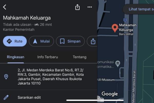 Itu tidak mudah, tapi kalau misalnya ada cukup banyak yang mengedit dan mengubah nama, maka bisa saja mendapat persetujuan. Google kan mesin, kalau banyak yang me-rename, bisa saja mesin itu merespons dengan langsung mengubah titik tanda.