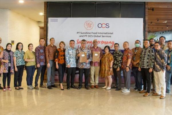 OCS Group Indonesia resmi menjalani kerja sama dengan Sunshine Food Group (SFG)