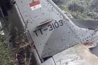 TNI AU Lakukan Investigasi Penyebab Jatuhnya Pesawat Latih TNI AU di Pasuruan 