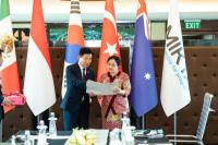 Ketua DPR Serukan Perdamaian Palestina Saat Bertemu 4 Pimpinan Negara Middle Power