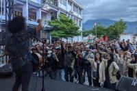 Giliran Ribuan Mahasiswa Sulteng Gelar Mimbar Demokrasi Tolak Politik Dinasti dan Neo Orba