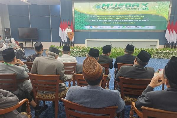 Buka Musda ke-X, Heru Budi Harapkan Dukungan Tokoh MUI DKI Jakarta