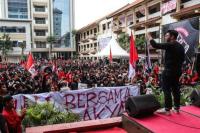 Mimbar Demokrasi Mahasiswa Surabaya Ajak Rakyat Pilih Pemimpin yang Tak Mencoreng Konstitusi