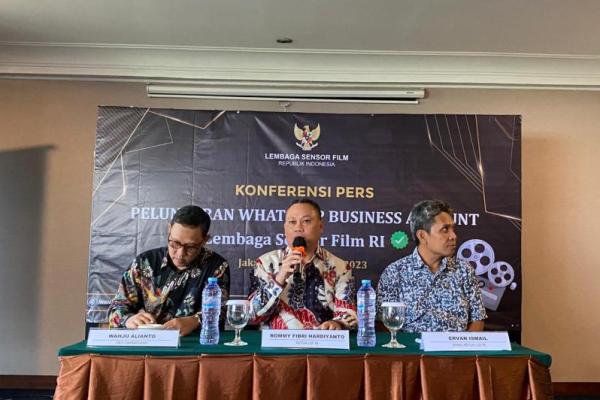 Lembaga Sensor Film (LSF) meluncurkan akun WhatsApp Bisnis, pada Senin (11/12) di Jakarta, dalam rangka memperluas jangkauan publik