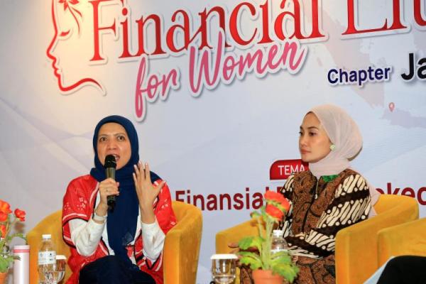 Workshop Literasi Keuangan bagi Perempuan bertema Merdeka Finansial Bukan Sekedar Impian.