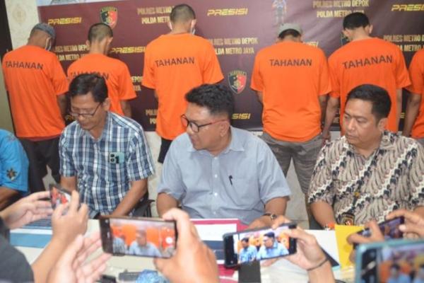 Polisi amankan enam pelaku pencurian sepeda motor di wilayah hukum Polres Metro Depok.