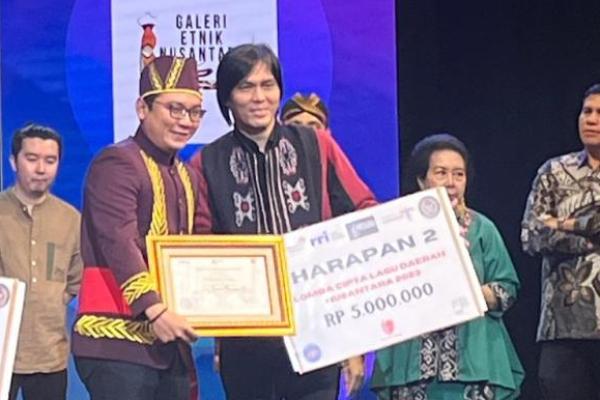 Malam grand final Lomba Cipta Lagu Daerah Nusantara (LCLDN) 2023 hadirkan juara baru. Ini kata Once Mekel