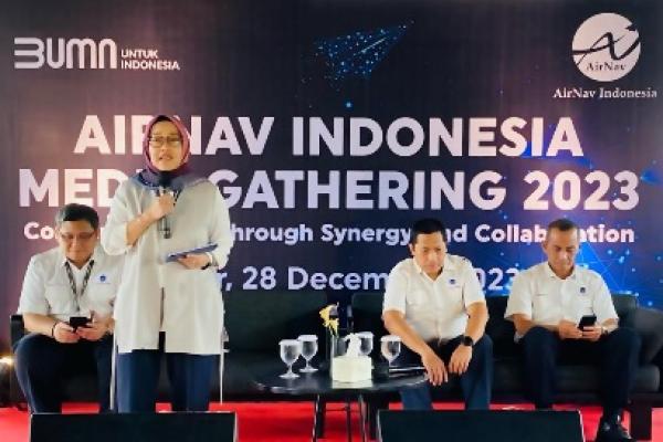 Pada akhir tahun 2023 ini AirNav mendapat skor 95,5 atau digolongkan sebagai Sehat ‘AAA’.