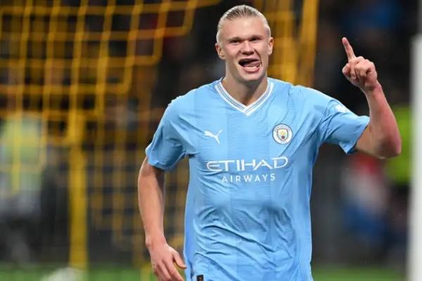 Haaland Sebut Peran Pep di Balik Quadtrick Kontra Wolves