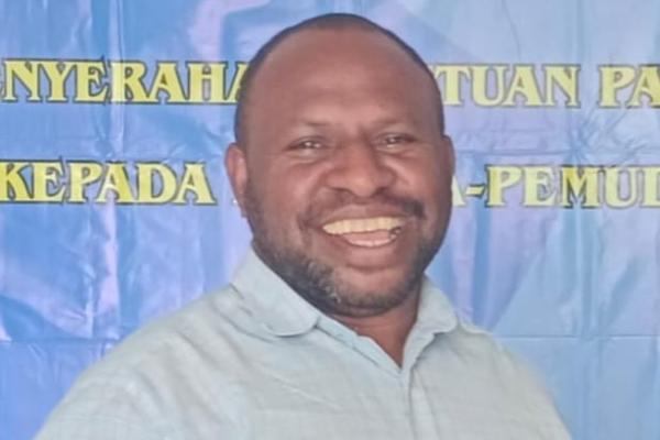 Ketua KNPI Kabupaten Boven Digoel, Provinsi Papua Selatan perjuangkan hak-hak warga asli dalam mendapat pekerjaan