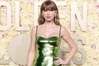 Era Fashion `Reputation` Golden Globes 2024, Taylor Swift Menawan dengan Gaun Gucci Hijau