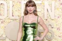 Era Fashion `Reputation` Golden Globes 2024, Taylor Swift Menawan dengan Gaun Gucci Hijau