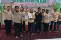 Ulu-ulu Vak Petani Pemalang Deklarasi Dukung Prabowo-Gibran