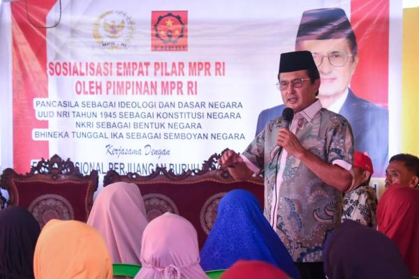 Sosialisasi Empat Pilar, Fadel Muhammad Ajak Masyarakat Perkuat Toleransi Dan Empati