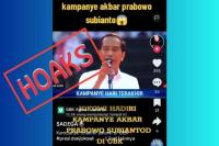 Hoaks, Jokowi Hadiri Kampanye Akbar Prabowo Subianto di GBK