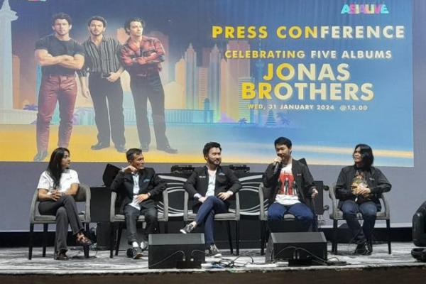 Pertama Kalinya ke Indonesia! Press Conference Jonas Brothers “The Tour” oleh Prestige Promotions dan Color Asia Live