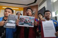 Sambangi Kantor Bawaslu RI, AMPB: Jokowi Langgar UU Pemilu!